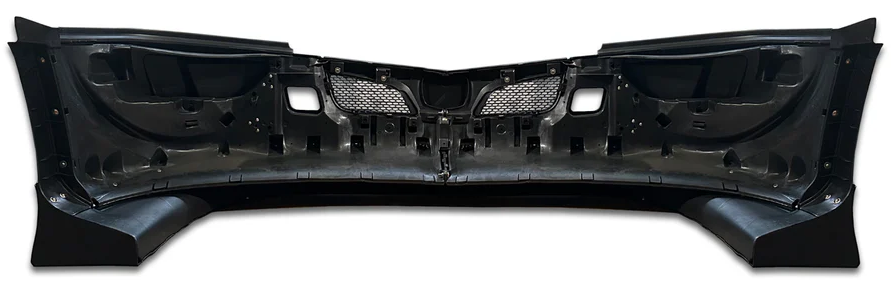 PETERBILT 579 2022 & UP NEXT GEN COMPLETE PLASTIC BUMPER ASSEMBLY NO FOG LIGHT HOLES, WITH AIR DAM ASSEMBLY