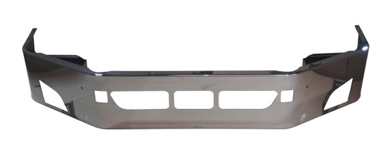 2018 & UP 16" Volvo VNL CHROME BUMPER W/ FOG LIGHT HOLE/STEP HOLE/TOW PIN HOLES (BRACKETS INCLUDED)