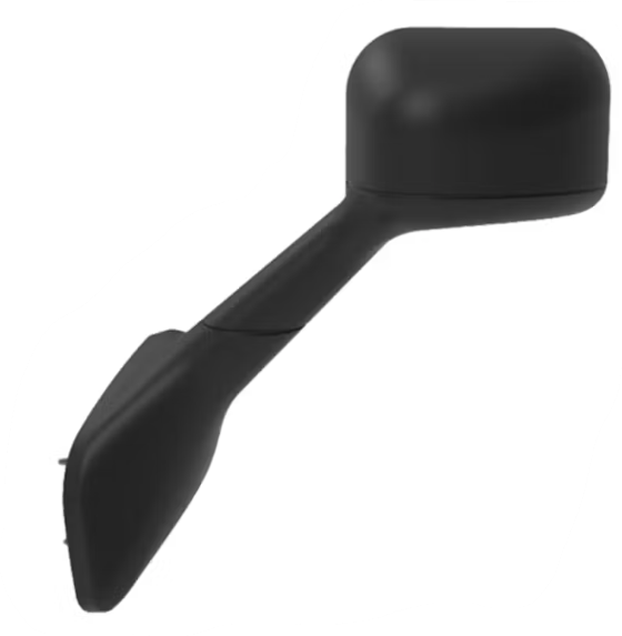 INTERNATIONAL LT HOOD MIRROR (BLACK) - LEFT SIDE (MANUAL)(SWIVELS)