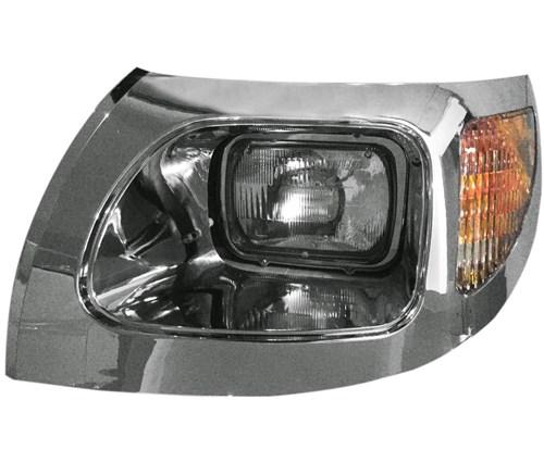 [INT2506] INTERNATIONAL NAVISTAR 7300/7400/7500/7600/7700 2003-2007 COMPLETE HEADLIGHT ASSY (CHROME BEZEL) - LEFT SIDE