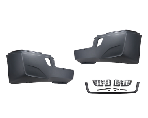 [FRE3823-NF] CASCADIA 2018 & UP COMPLETE BUMPER ASSEMBLY W/O FOG LIGHT HOLE (BLACK BEZEL)