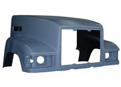 [MAC2174] MACK CH600 HOOD SET FORWARD AXLE 1988-2004 W/ HINGE BAR