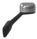 INTERNATIONAL LT HOOD MIRROR (CHROME) - LEFT SIDE (MANUAL)(SWIVELS)